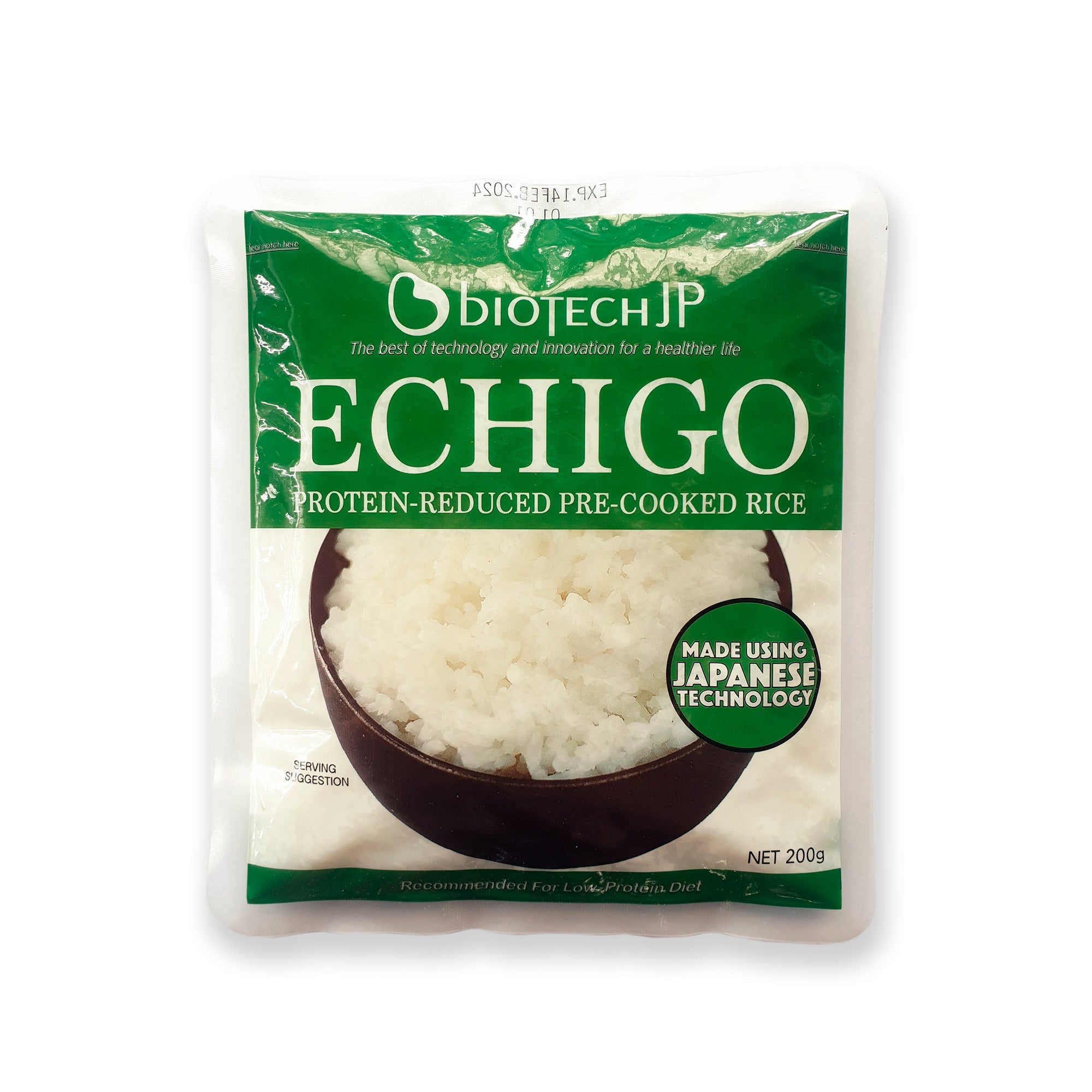Echigo 200grams ( Protien- reduced Rice), in pouch – OrganicOptions